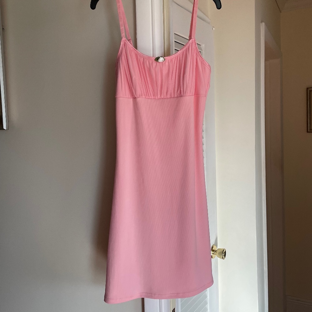 New cute pink dress rosebud Clueless